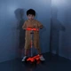 Трехколесный самокат Micro Maxi Deluxe Glow LED MMD368 - Красная аура - изображение 3