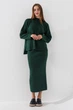 Костюм однотонный женский Park karon 10270 One Size Темно-зеленый - изображение 1