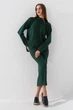 Костюм однотонный женский Park karon 10270 One Size Темно-зеленый - изображение 2