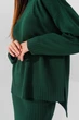 Костюм однотонный женский Park karon 10270 One Size Темно-зеленый - изображение 4