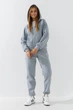 Толстовка однотонная женская LAWA WBC02436 2XL Серый - изображение 2