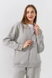 Толстовка однотонная женская Crep 3093-K XS Оливковый - изображение 1