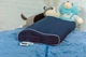 Подушка ортопедическая MirSon №6111 Noble stripe Blue sea Kiddy Boy 50х29х5/8 (2200003262650) - изображение 4