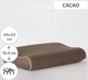 Подушка ортопедическая MirSon №6099 Delicate satin Cacao 49х32х10.5 (2200003262537) - изображение 2