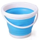 Туристическое складное ведро UKC Collapsible Bucket 150162 5 литров Синее (5684) - изображение 1