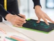 Детский графический планшет для рисования со стилусом 8.5 LCD Writing Tablet Green - изображение 6