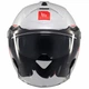 Мотошолом MT Helmets Cosmo SV Solid A0 Gloss White M - зображення 3