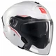 Мотошолом MT Helmets Cosmo SV Solid A0 Gloss White M - зображення 4