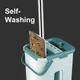 Комплект швабра та відро з самовіджимом Бірюзова Scratch Cleaning Mop Набір для прибирання - зображення 14