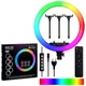 Кольцевая лампа RGB 45 см 65W + держатель для телефона и USB - кольцевой свет LED светодиодная лампа - изображение 3