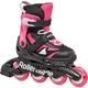 Ролики Rollerblade Microblade 33-36.5 Black/Pink (1012-86B0751530-NJ02-33-36.5) - изображение 1