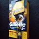 Станок для гоління Gillette Fusion ProShield Power Жовтий виробництво Корея (1 картридж 1 батарейка в комплекті) - зображення 3