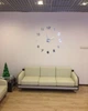 Настенные часы бесшумные DIY Clock NEW 50-120 см Зеркальные - изображение 8