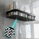 Органайзер для ванної кімнати на стіну 30х13х5, 5см Bathroom Shelf Настінна полиця у ванну - зображення 8