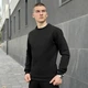 Чоловічий базовий світшот із начосом M чорний (BLss1086ba) - зображення 3