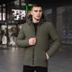 Куртка чоловіча Dzen Pobedov з капюшоном XL хакі (24298) - зображення 7