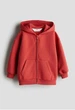 Толстовка на блискавці з капюшоном теракотова H&M 110-116см (400010642) - зображення 1