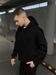 Худі чоловіче Urbanist Pobedov на флісі one size чорна (24326) - зображення 2