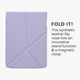 Обложка чехол kwmobile Origami для PocketBook 743K InkPad Color 3 Lavender - изображение 3