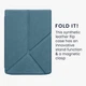 Обкладинка чохол kwmobile Origami для PocketBook 743G InkPad 4 Petrol - зображення 4