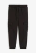 Брюки карго узкого кроя черные H&M 92см (400010541) - изображение 1