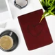 Обложка чехол kwmobile Soft Touch для PocketBook 743G InkPad 4 Heart Dark Red - изображение 5