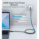 Дата кабель USB-C to USB-C 1.2m USB4.0 Gen3 240W (8K HDR) Choetech (XCC-1040-GY) - изображение 4