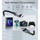 Дата кабель USB-C to USB-C 1.2m USB4.0 Gen3 240W (8K HDR) Choetech (XCC-1040-GY) - изображение 5