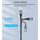 Дата кабель USB-C to USB-C 1.2m USB4.0 Gen3 240W (8K HDR) Choetech (XCC-1040-GY) - изображение 6