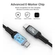 Дата кабель USB-C to USB-C 1.2m USB4.0 Gen3 240W (8K HDR) Choetech (XCC-1040-GY) - изображение 11