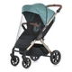 Детская прогулочная коляска-книга El Camino DYNAMIC PRO ME 1053G-2 до 22 кг, алюминиевая рама, корзина для покупок, Зеленый - изображение 3