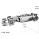3D металевий пазл Formula One - изображение 1