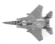 3D пазл металевий і сувенір винищувач F15 - изображение 3