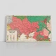 Интерьерная картина Этнографическая карта Украины 1949, Кубиевич, 22×42 см (id6498) - изображение 1