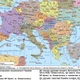 Постер Україна на карті Європи, географія, A3 42×30 см (id6701) - зображення 2