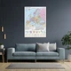 Интерьерная картина Украина на карте Европы, география, 42×30 см (id6701) - изображение 7