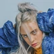Постер Билли Айлиш в синей пижаме, Billie Eilish, A3 42×30 см (id3869) - изображение 2
