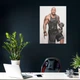 Интерьерная картина Дуэйн Джонсон, Скала, Dwayne Johnson, The Rock, 42×30 см (id0054) - изображение 5