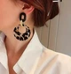 Сережки женские удлиненные Леопардовый принт - изображение 3
