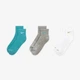 Набор женских носков коротких хлопковых Nike Everyday Plus SX6890-967 34-38 3 пары Разноцветный (197594569591) - изображение 6