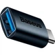 Адаптер переходник Baseus Ingenuity Series Mini OTG Adaptor Type-C to USB-A 3.1 10Gbps (ZJJQ000003) Blue - изображение 2