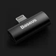 Адаптер зарядка переходник Baseus L46 Lightning to Lightning + Lightning (CAL46-01) black - изображение 8