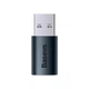 Адаптер перехідник Baseus Ingenuity Series Mini OTG Adaptor USB 3.1 to Type-C (ZJJQ000103) Blue - зображення 5