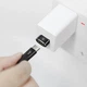 Адаптер переходник Baseus USB Male to Type-C Female Adapter Converter 3A Быстрая зарядка (CAAOTG-01) Black - изображение 8