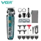 Профессиональный набор для стрижки волос 6 в 1 VGR V-102 триммер для бороды и усов, носа, ушей и тела - изображение 1