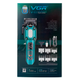 Аккумуляторная машинка для стрижки VGR V-600 GREEN, 6 насадок, регулятор высоты, 7000 RPM, LED дисплей - изображение 5