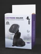Держатель для телефона в авто Holder 4you GL9 Black (присоска, прозр часть, компактный, мощный магнит 360°) - изображение 5