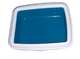 Туалет для кішок із рамкою Trixie "Classic Litter Tray" бірюза 37*15*47 см (TX-40180) - зображення 2