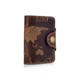 Картхолдер зі шкіри HiArt CH-03 Shabby Light Olive 7 wonders of the world - зображення 2