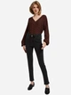 Джинсы Slim Fit женские Moodo Z-JE-4211 S Черные (5904152420202) - изображение 3